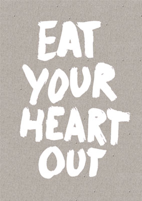 Eat Your Heart Out Postcard Block - Product Thumbnail