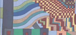 Above: Detail of Bauhaus textile for Liberty, C & P Fiell Archive.